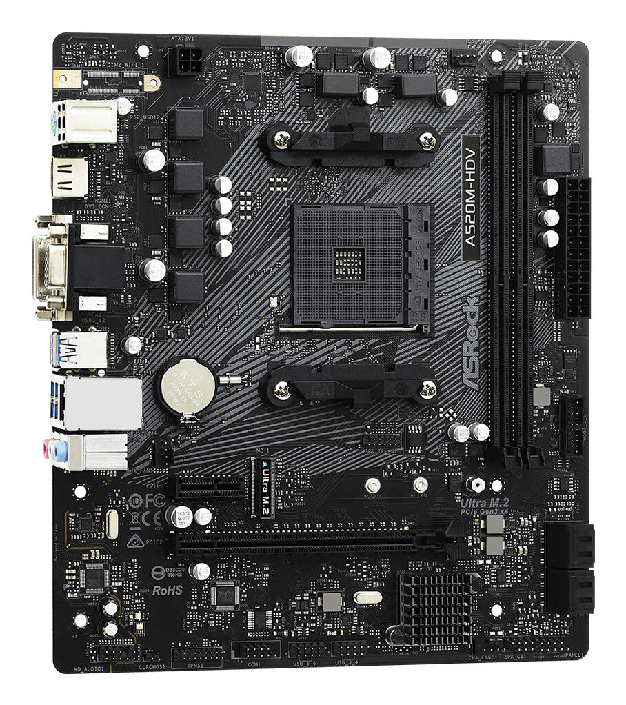 Asrock A520M-HDV Stik AM4 micro ATX