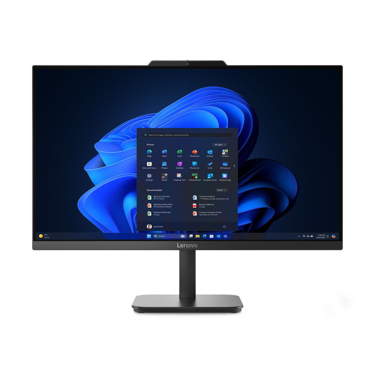 Lenovo V100 Intel® N N100 60,5 cm (23.8") 1920 x 1080 pixel All-in-One PC 8 GB DDR4-SDRAM 256 GB SSD Windows 11 Pro Wi-Fi 6 (802.11ax) Sort