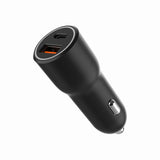Gembird TA-UC-AC2PDQC38-CAR-01 oplader til mobil enhed Universel Sort Cigartænder Hurtig opladning Automatisk