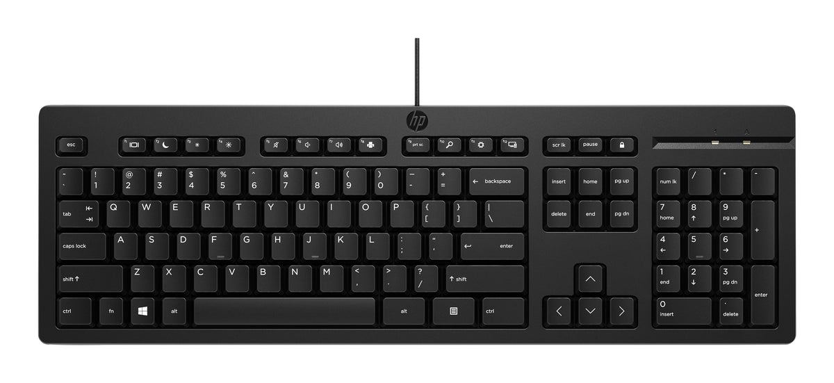 HP 125 G2 Tastatur Pressestempel Kablet Pan Nordic