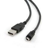 Gembird 1.8m USB 2.0 A/mini-USB M USB-kabel 1,8 m USB A Mini-USB B Sort