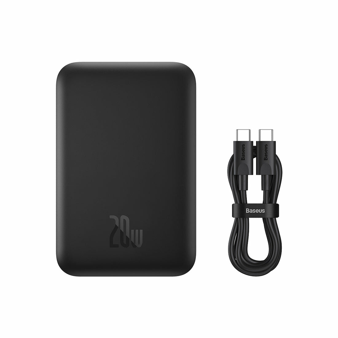 Baseus P10059002113-00 powerbank 6000 mAh Trådløs opladning Sort