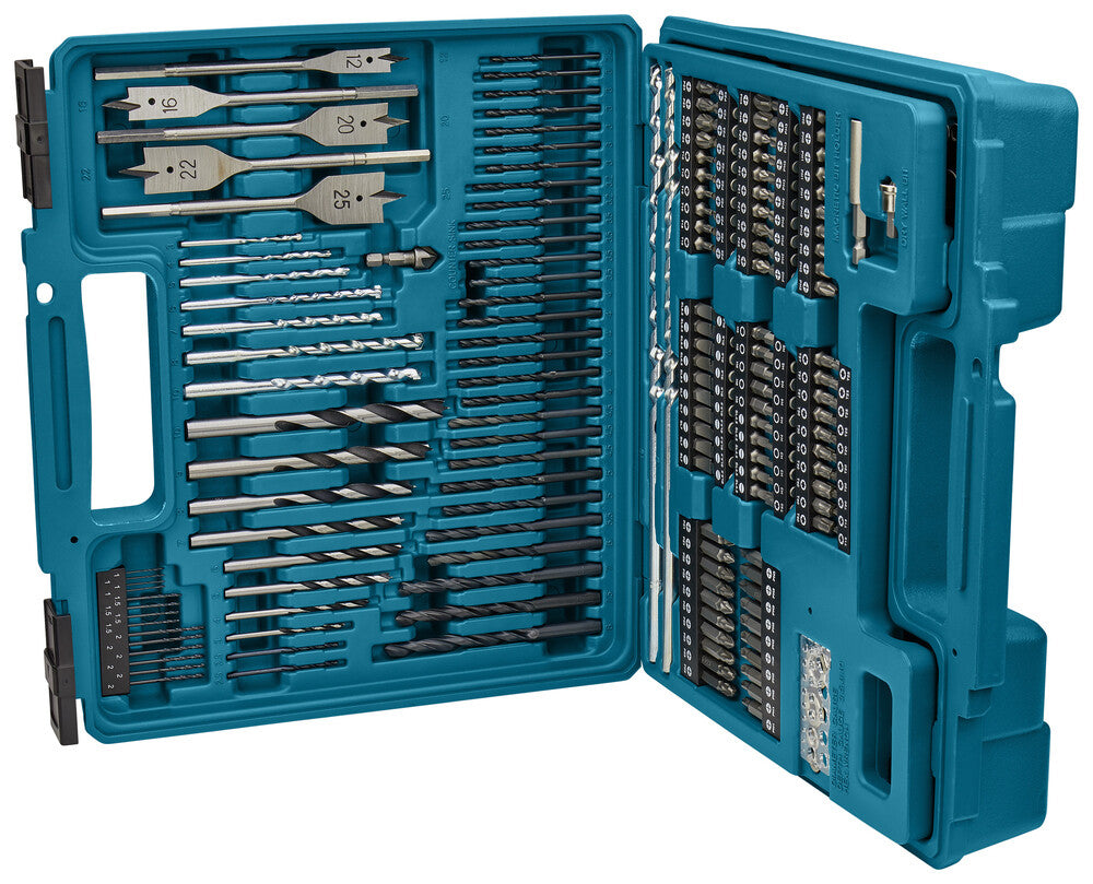 Makita E-11689 Bor og Bitssæt 256 dele