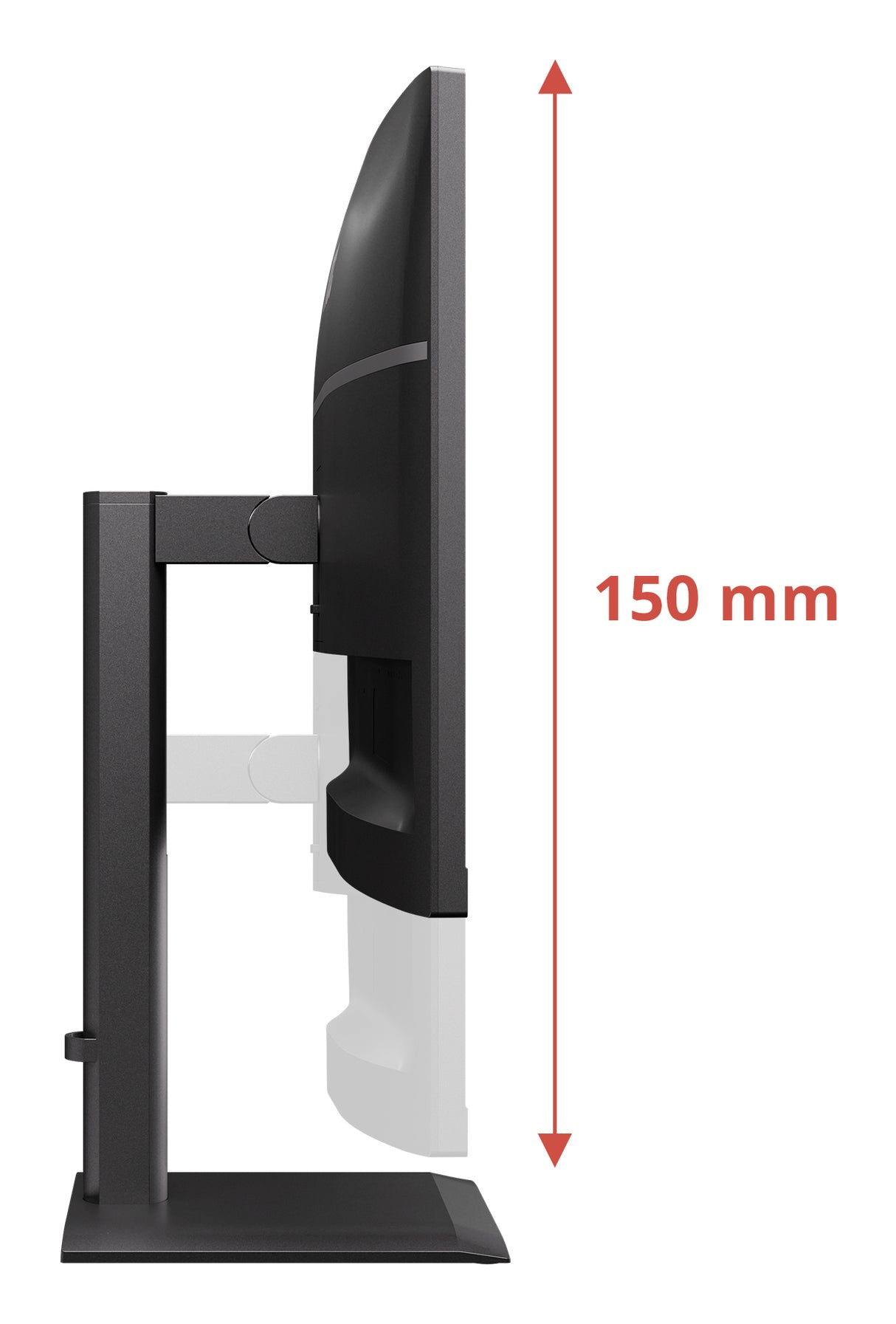 AOC E4 U27E4CV computerskærm 68,6 cm (27") 3840 x 2160 pixel 4K Ultra HD LED Sort