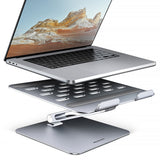 Axagon STND-LQ laptop stativ Stander til laptop og tablet Grå 43,9 cm (17.3")
