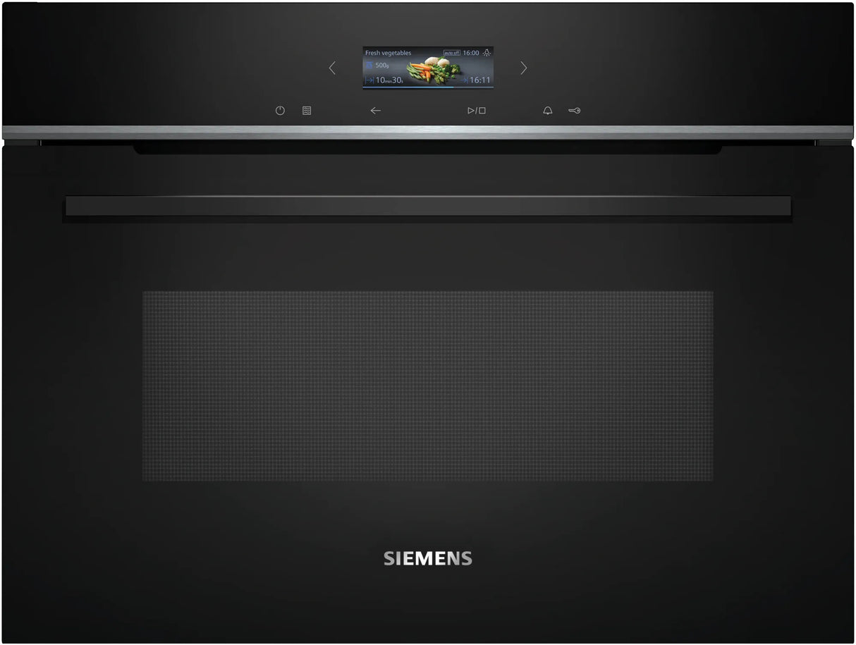 Siemens iQ700 CE732GXB1 mikrobølgeovn Sort Solo mikroovn Indbygget 36 L 1000 W