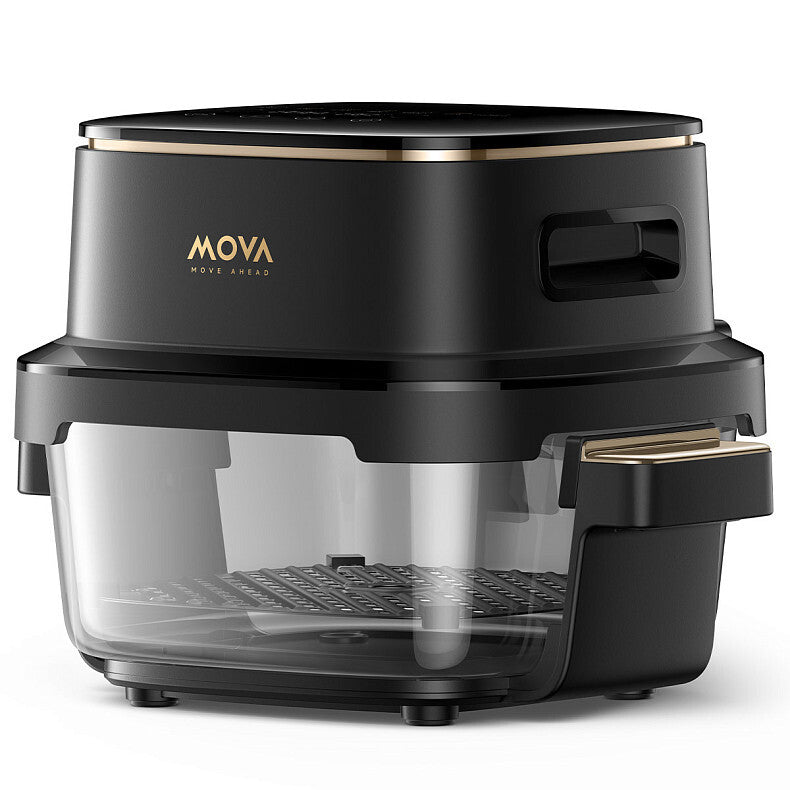 MOVA AF20 PRO frituregryde Enkelt 4 L Enkeltstående 1700 W Varmluftsteger Sort, Guld