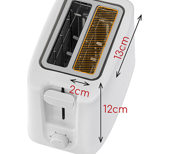 Adler AD 3223 brødrister 6 2 skive(r) 750 W Hvid
