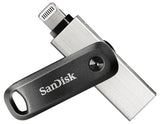 SanDisk iXpand USB-nøgle 64 GB USB Type-A / Lightning 3.2 Gen 2 (3.1 Gen 2) Sort, Sølv