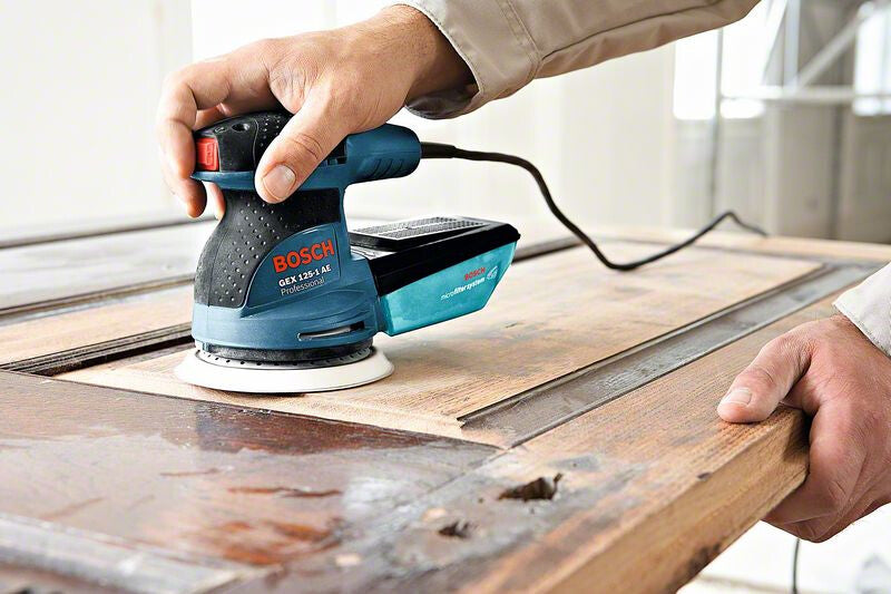 Bosch GEX 125-1 Excentersliber 12000 rpm 24000 OPM Sort, Blå, Rød 250 W