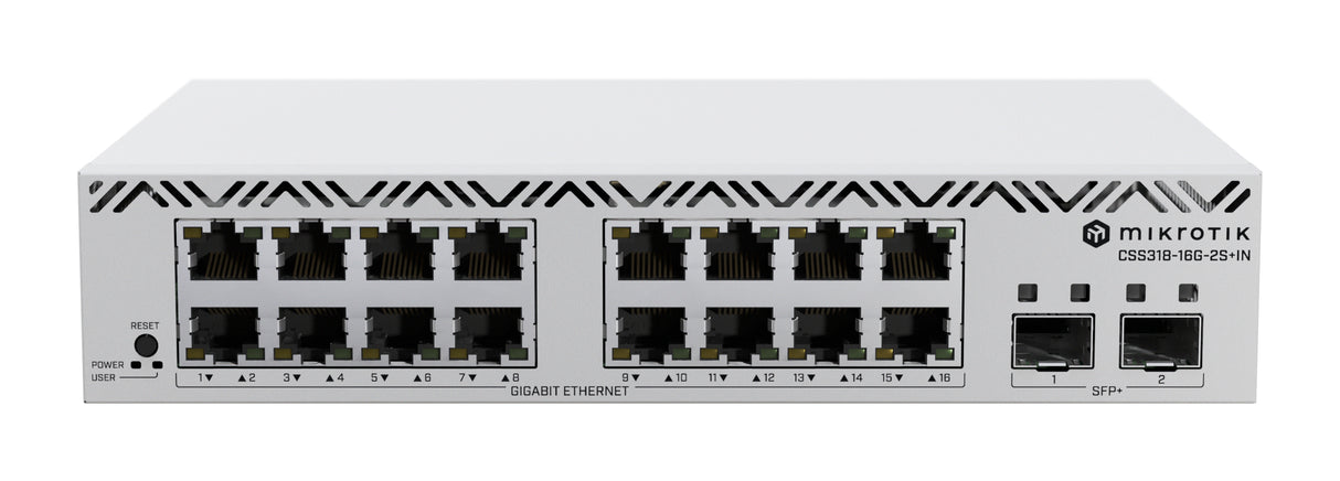 Mikrotik CSS318-16G-2S+IN netværksswitch Administreret Gigabit Ethernet (10/100/1000) Hvid
