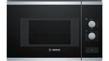 Bosch BFL520MS0 mikrobølgeovn Sort, Rustfrit stål Kombination mikroovn Indbygget 20 L 800 W