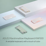 ASUS KW100 KEYBOARD/GN/UI/80 tastatur Universel Bluetooth Grøn