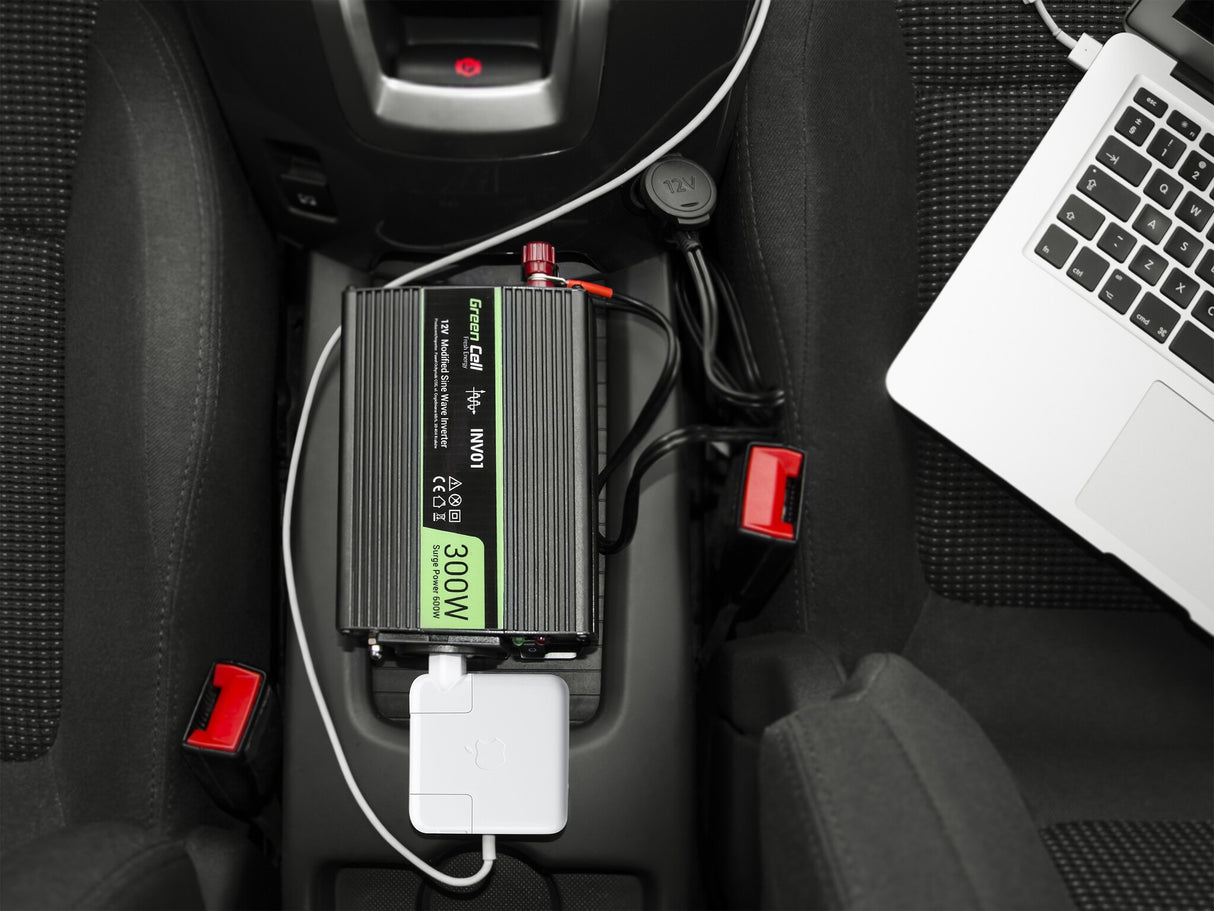 Green Cell INV06 strømadapter og vekselret Automatisk 150 W Sort