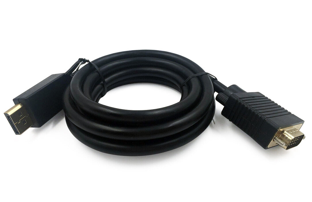 Gembird CCP-DPM-VGAM-6 videokabel adapter 1,8 m VGA (D-Sub) DisplayPort Sort