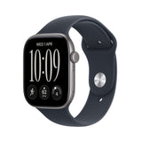 *Apple Watch Series 12 GPS + Cellular 46mm Space Grey Aluminium Case with Navy Blue Sport Band - M/L