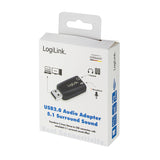 LogiLink USB Soundcard Virtual 3D Soundeffects USB 2.0 Ekstern