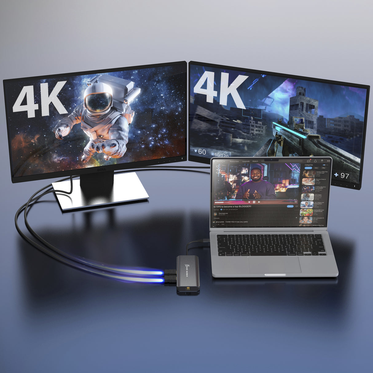 J5 Create USB-C Dual 4K HDMI 10GBPS 380037 mini dock