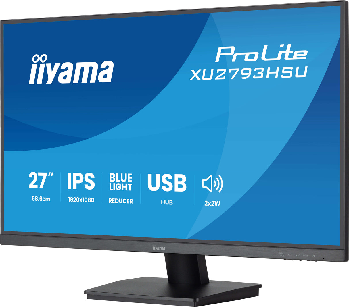 iiyama ProLite XU2793HSU-B7 computerskærm 68,6 cm (27) 1080 x 1920 pixel Fuld HD LED Sort