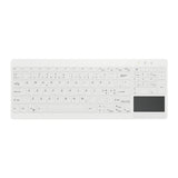 Contour Design Contour Active Key QuickClean medicinsk tastatur IP65 med touchpad, kompakt, trådløs, hvid PN C7412