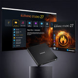 Intenso EOD 400D Slim optisk diskdrev DVD Super Multi DL Sort