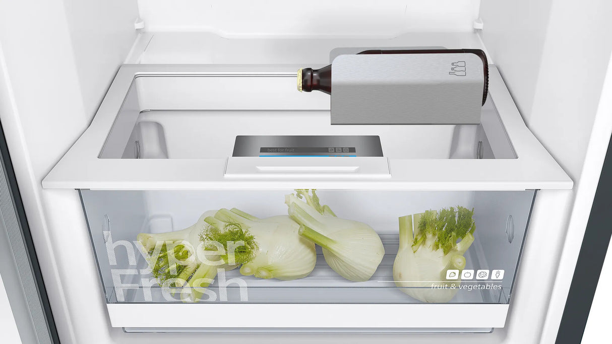Siemens iQ300 KS36VGXDP køleskab Fritstående 346 L Sort