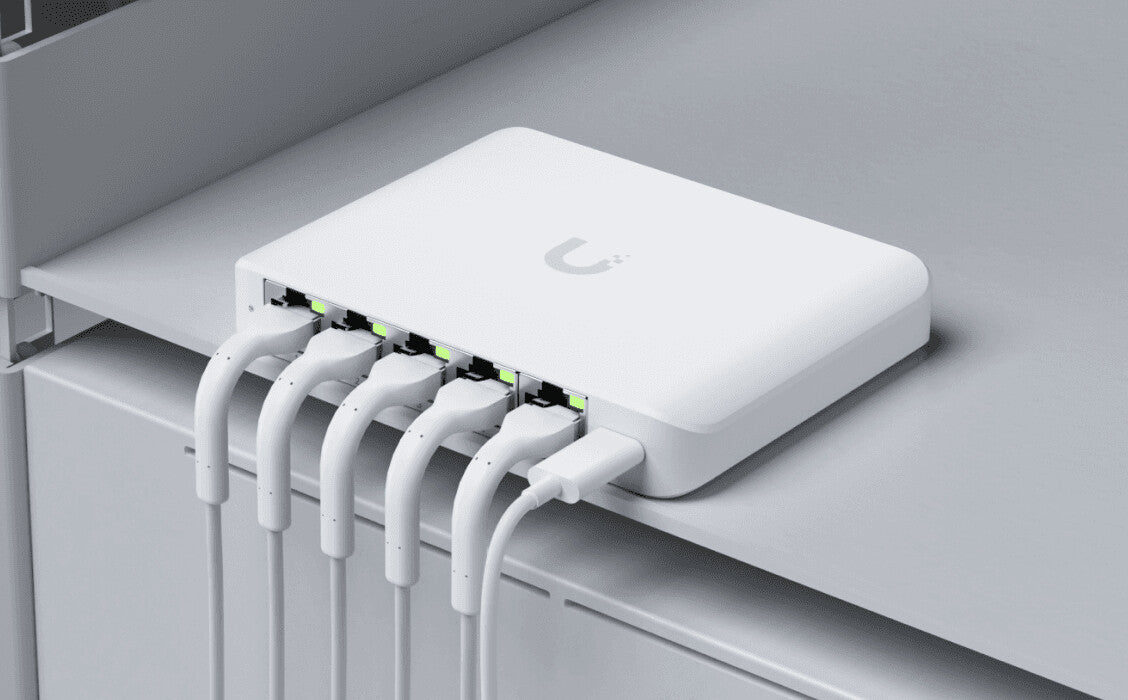 Ubiquiti UniFi Switch Flex Mini 2.5G Switch 5-porte 2.5 Gigabit Ethernet PoE