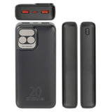 Rivacase VA2521 powerbank Lithium polymer (LiPo) 20000 mAh Grå