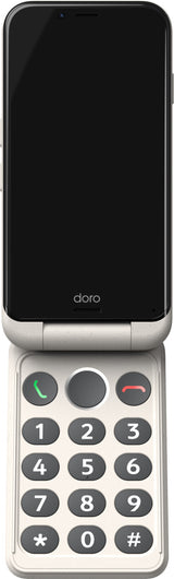 Doro Aurora 21 11,4 cm (4.5") Dual SIM Android 14 4G USB Type-C 4 GB 64 GB 3000 mAh Hvid
