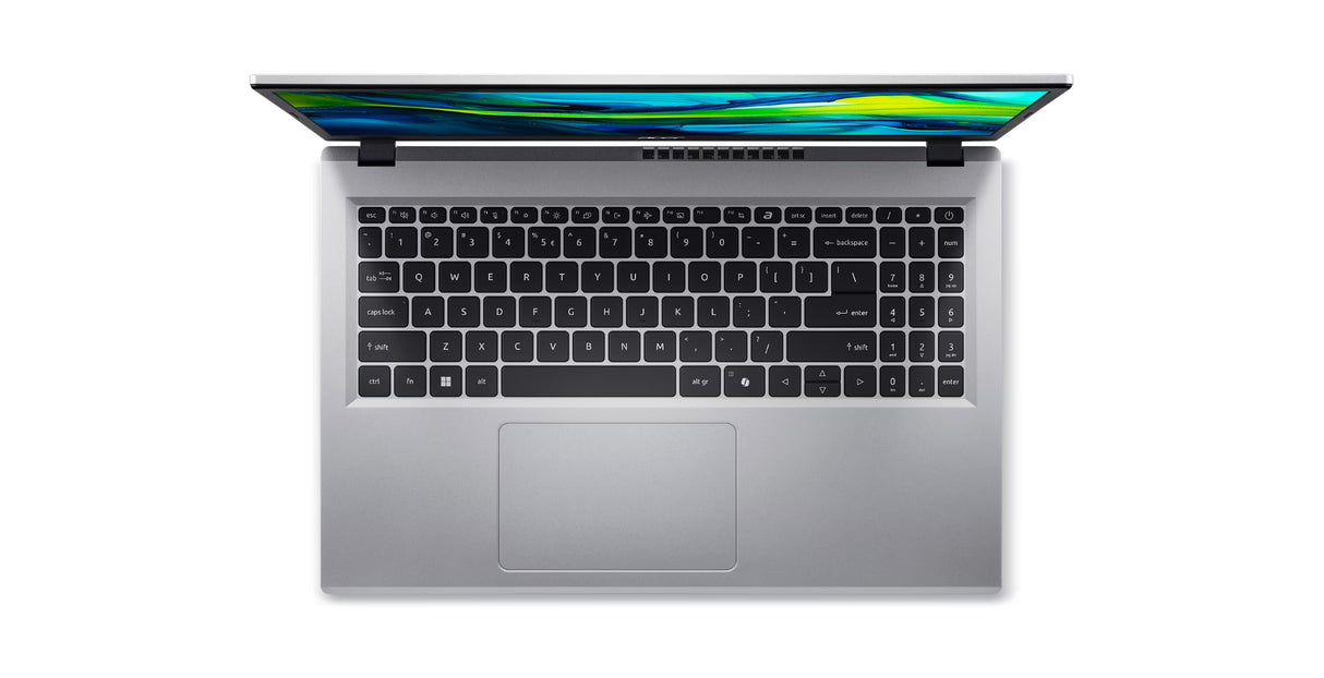 Acer Aspire Go 15 AG15-32P-373M Intel Core 3 N355 Laptop 39,6 cm (15.6") Fuld HD 16 GB DDR5-SDRAM 512 GB SSD Wi-Fi 6 (802.11ax) Windows 11 Home Sølv