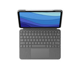 Logitech 920-010147 tastatur til mobil enhed QWERTY Nordisk Smart Connector Grå