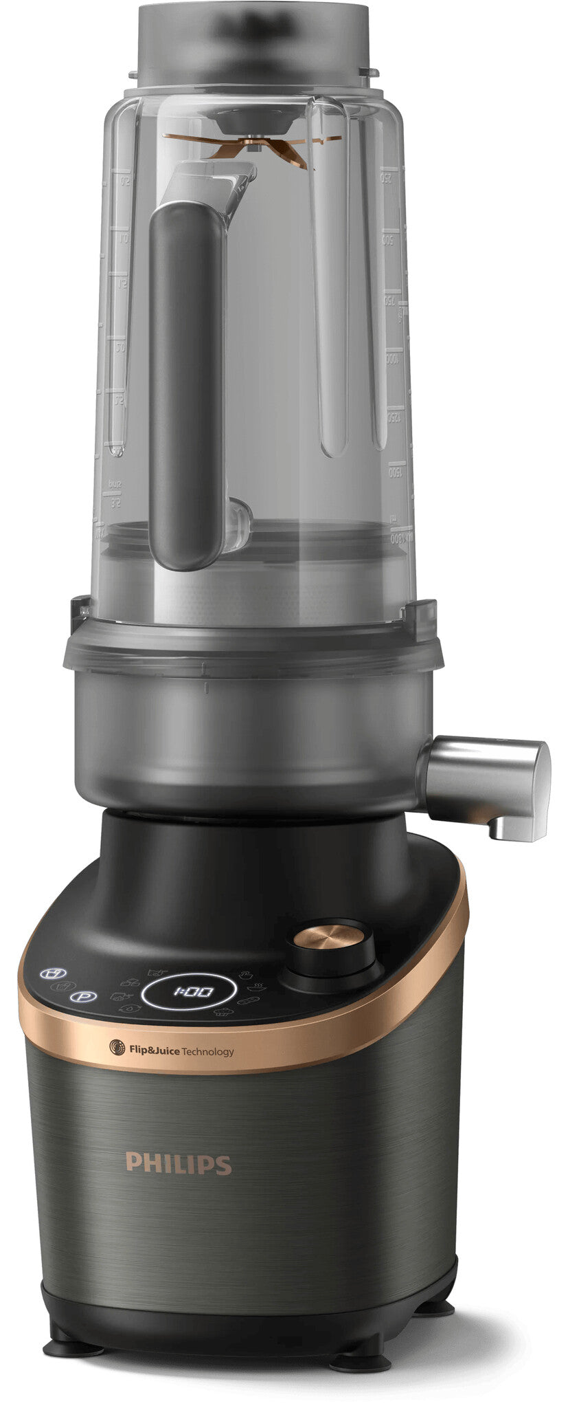 Philips Flip&Juice™ Blender HR3770/00 Højhastighedsblender med råsaftscentifuge