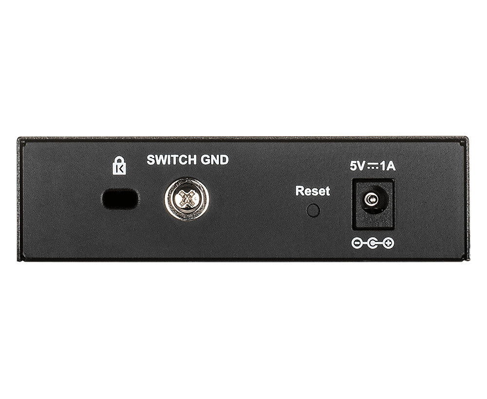 D-Link DGS-1100-05V2/E netværksswitch Administreret L2 Gigabit Ethernet (10/100/1000) Sort