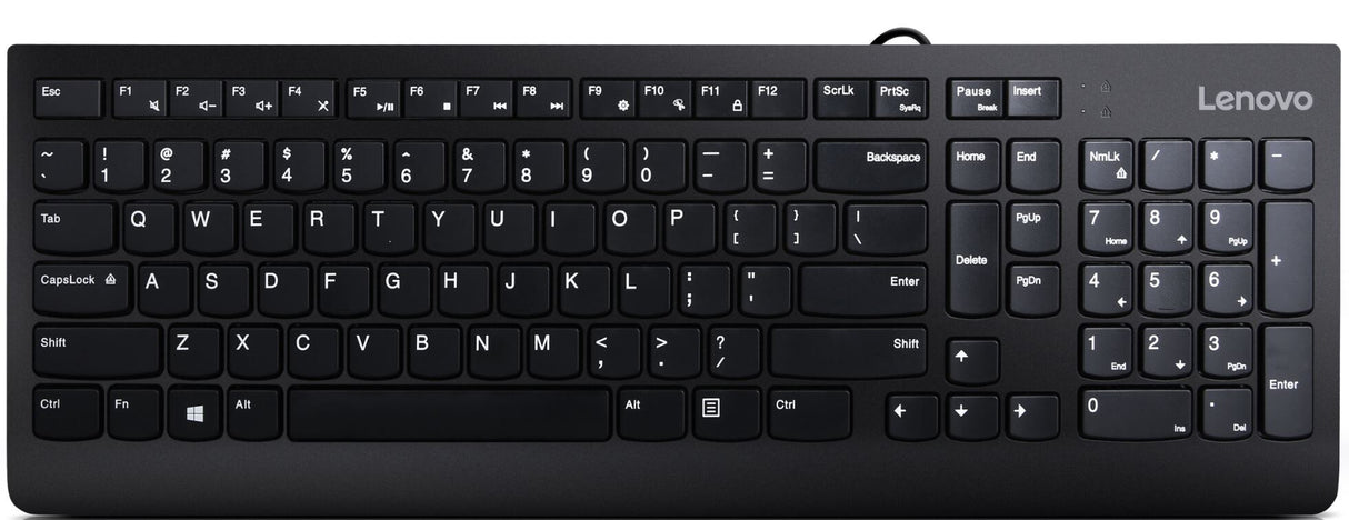 Lenovo 300 tastatur Universel USB QWERTY US engelsk Sort