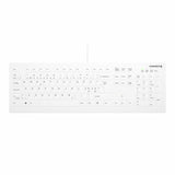 CHERRY AK-C8112 tastatur Medicinsk USB QWERTY Nordisk Hvid