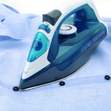 Black & Decker BXIR2200E strygejern Dampstrygejern Rustfri strygesål 2200 W Sort, Blå, Hvid