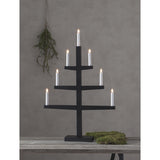 Star Trading Rut 7 arm rød adventsstage