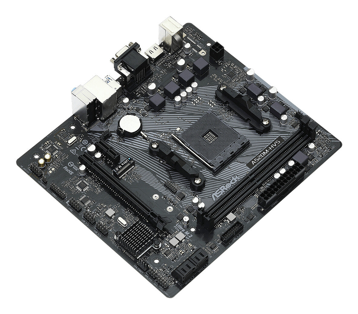 Asrock A520M-HVS AMD A520 Stik AM4 micro ATX