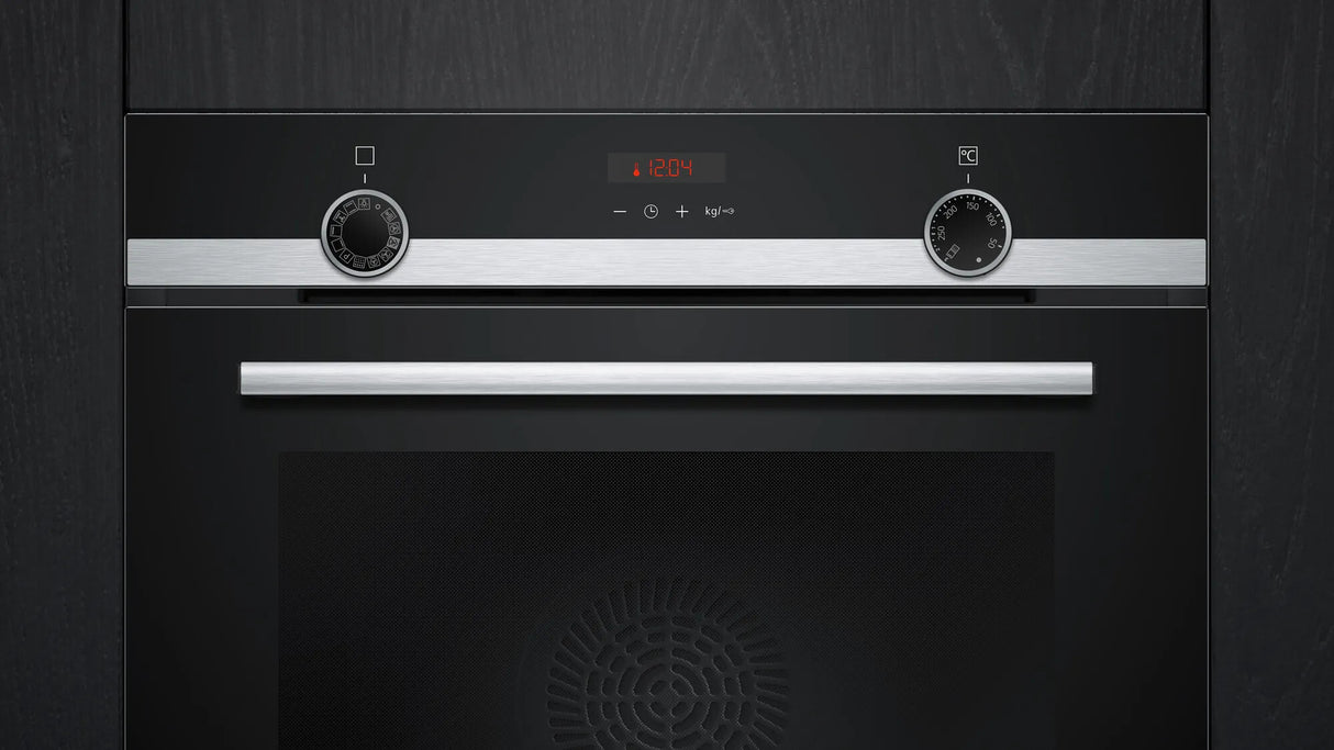 Siemens iQ300 HQ574AER3 ovn 71 L Sort, Rustfrit stål
