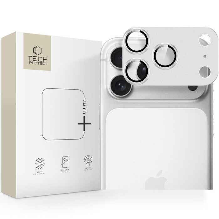 Kamera Beskyttelse Tech Protect Camfull Fit+ Iphone 17 Pro Silver