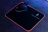 SureFire Silent Flight RGB-320 Gaming musemåtte Sort