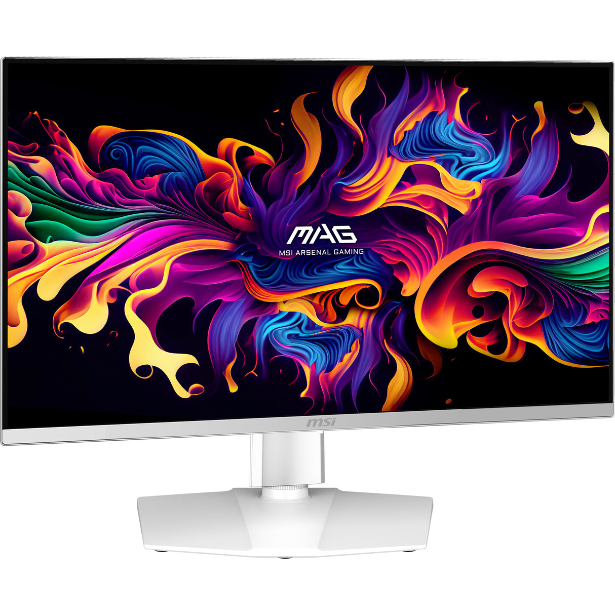 MSI MAG 272QPW QD-OLED X28 computerskærm 67,3 cm (26.5") 2560 x 1440 pixel Wide Quad HD Hvid