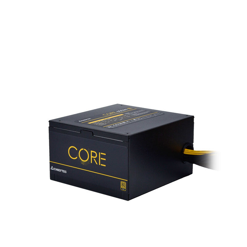 Chieftec Core BBS-600S enhed til strømforsyning 600 W 24-pin ATX PS/2 Sort