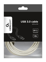 Gembird CCP-USB3-AMCM-6-W USB-kabel USB 3.2 Gen 1 (3.1 Gen 1) 1,8 m USB A USB C Hvid