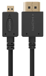 Gembird 3m HDMI-M/micro HDMI-M HDMI-kabel HDMI Type A (Standard) HDMI Type D (Micro) Sort