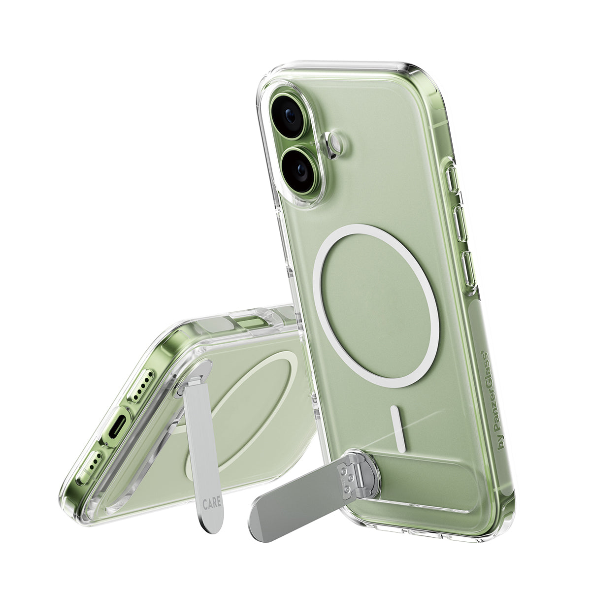 PanzerGlass CARE by ® Feature Case Transparent m. Kickstand & MagSafe iPhone 17