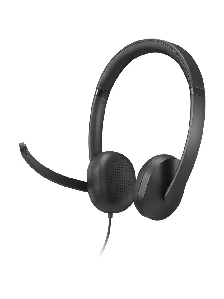 Lenovo VoIP Headset 5000 Ledningsført Kontor/Callcenter USB Type-C Sort