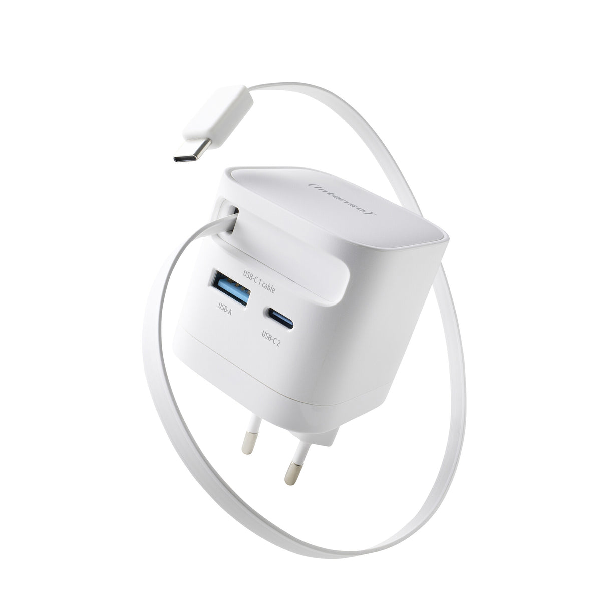 Intenso 7806520 strømadapter og vekselret Indendørs 65 W Sort