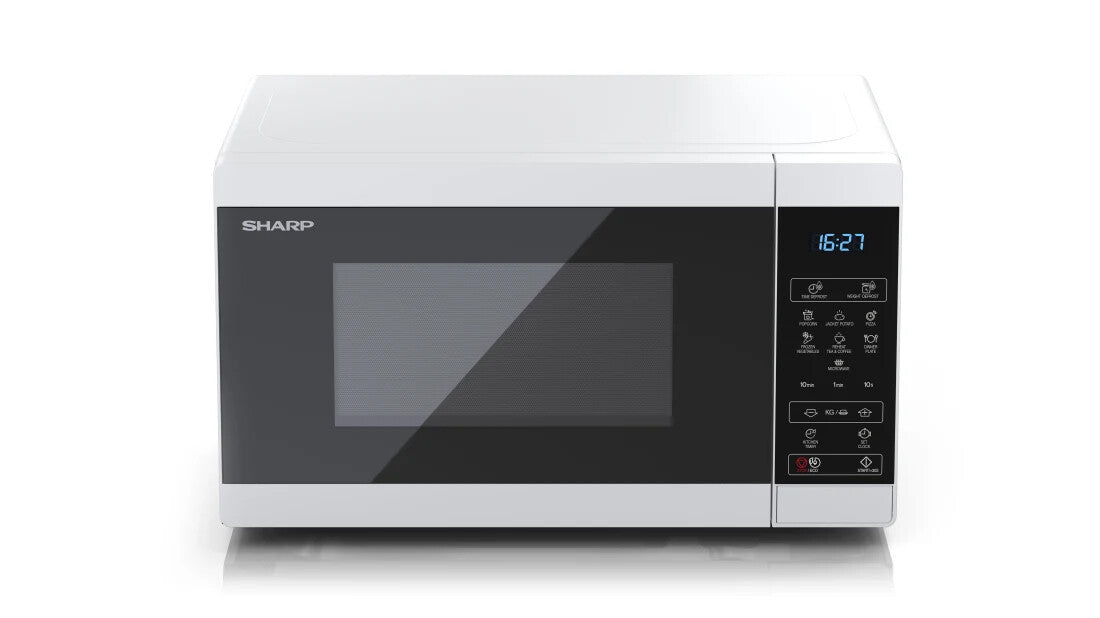 Sharp YC-MS02E-W mikrobølgeovn Sort, Hvid Solo mikroovn Bordplade 20 L 800 W