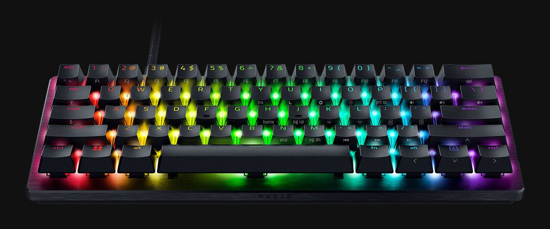 Razer Huntsman V3 Pro Mini tastatur Spil USB QWERTY Nordisk Sort
